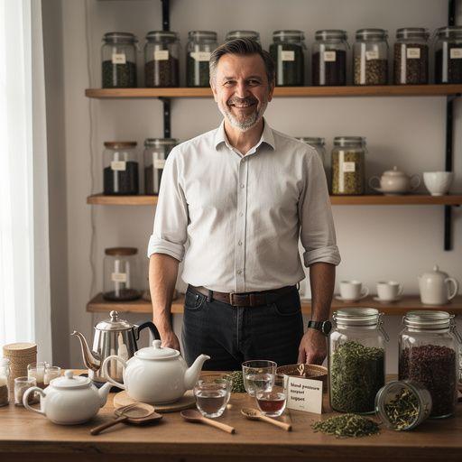 Zöld tea levél és forró víz, amely a vérnyomás csökkentésére szolgáló gyógynövényes főzetet ábrázolja.